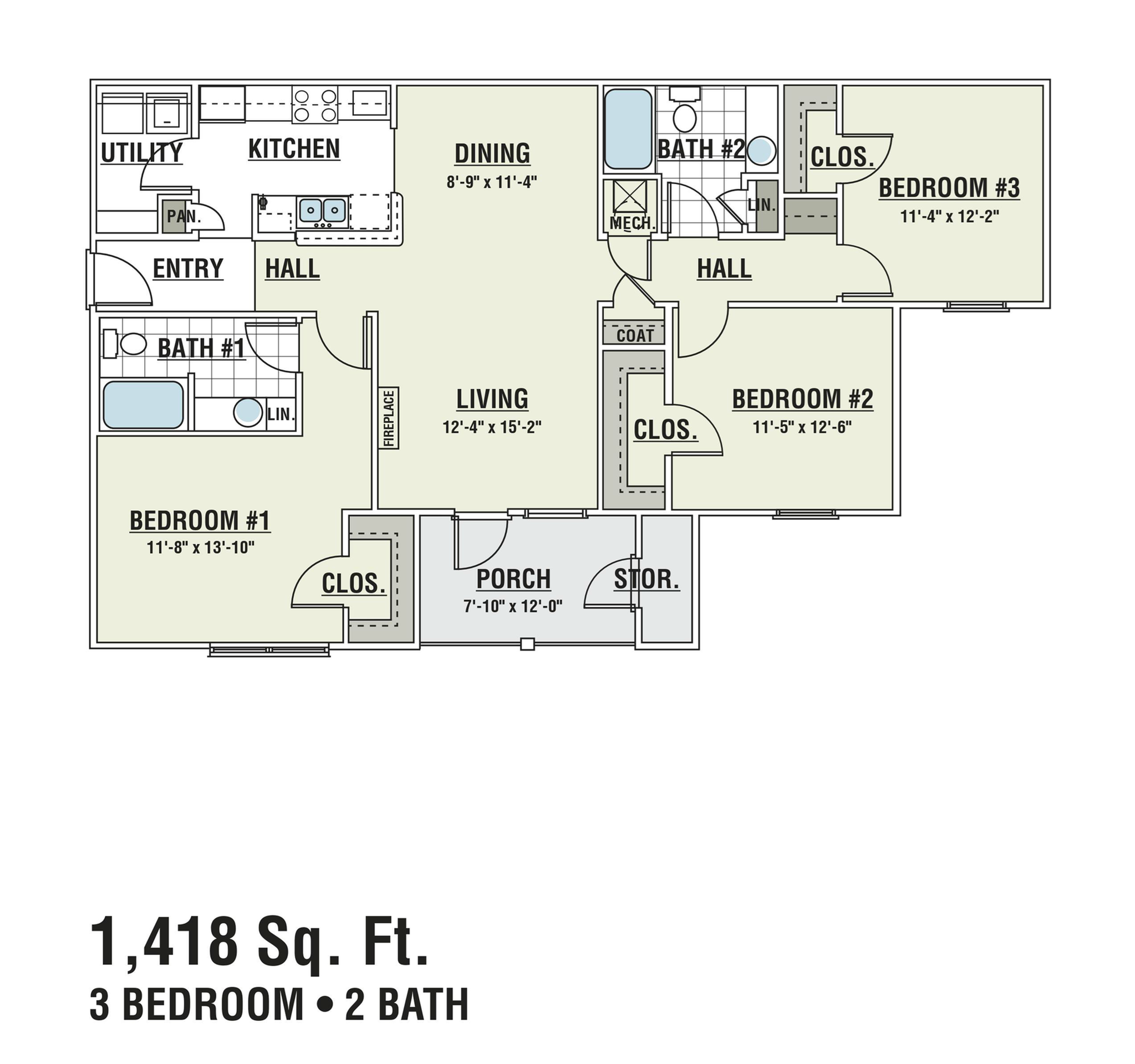 C1 Floor Plan 3